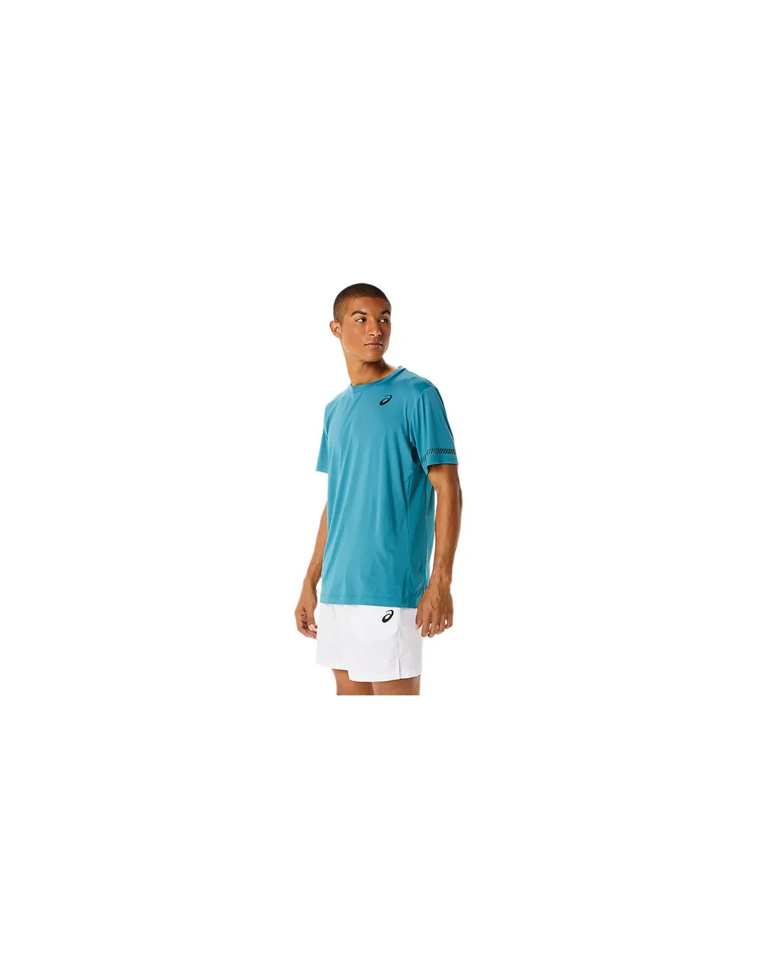 T-shirt Asics COURT M SS TEE Homme Bleu