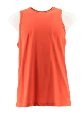 T-shirt sans manches -Tex--Orange-L-Masculin
