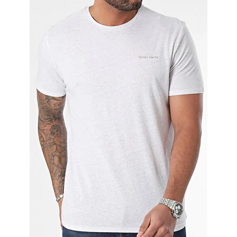 T-shirt t-wild logo relief dorée noir homme - Teddy Smith | wimod