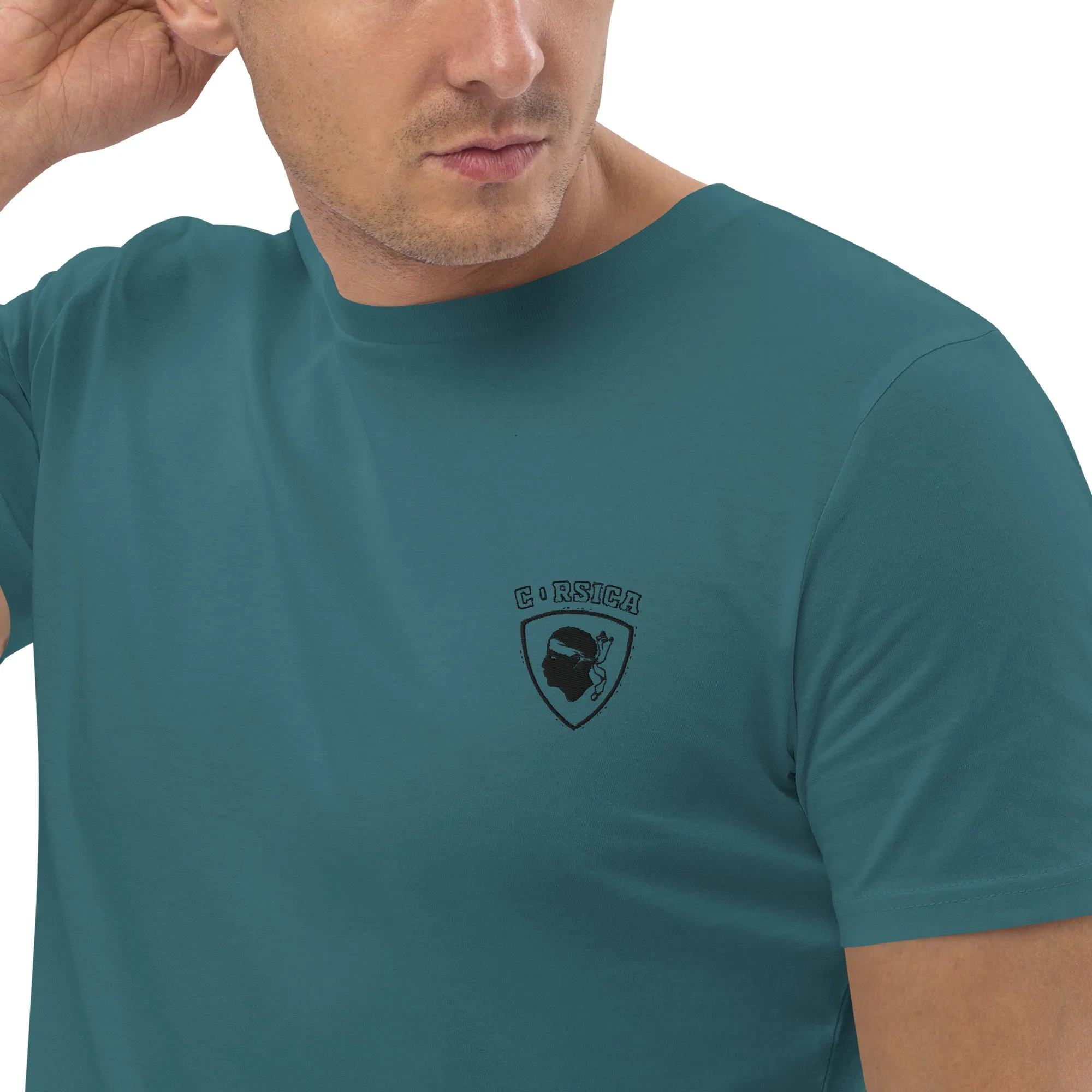 T-shirt unisexe en coton bio Blason Corsica