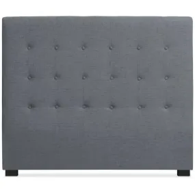 Tête De Lit 140 cm Tissu Gris CHICO | Tête de lit 3 SUISSES