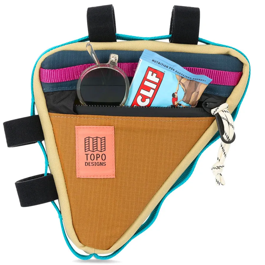 Topo Designs Frame Bike Bag Khaki Pond Blue