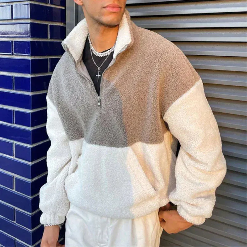 Ulrich - Pull Polaire Homme Colorblock