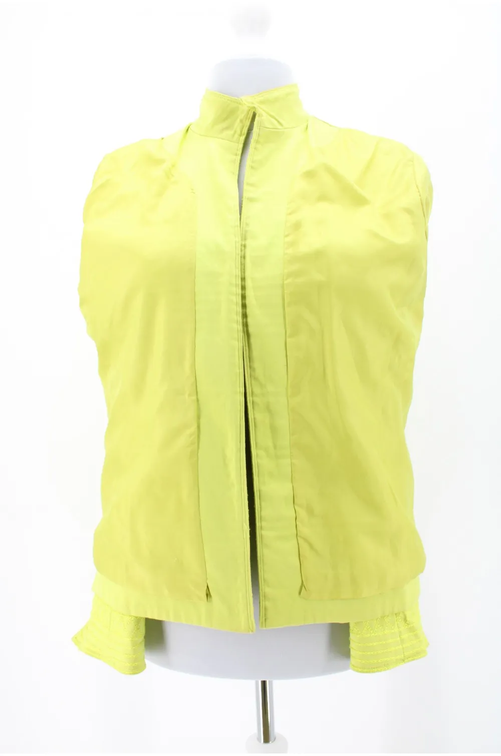 Veste femme Silk Club jaune / Vêtement d'occasion vintage friperie
